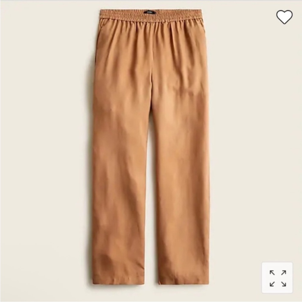 J. CREW Eco Cupro Silk-Feel Pants